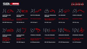 Calendário WSBK do ano de 2024